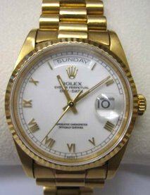18ct yellow gold Rolex Oyster